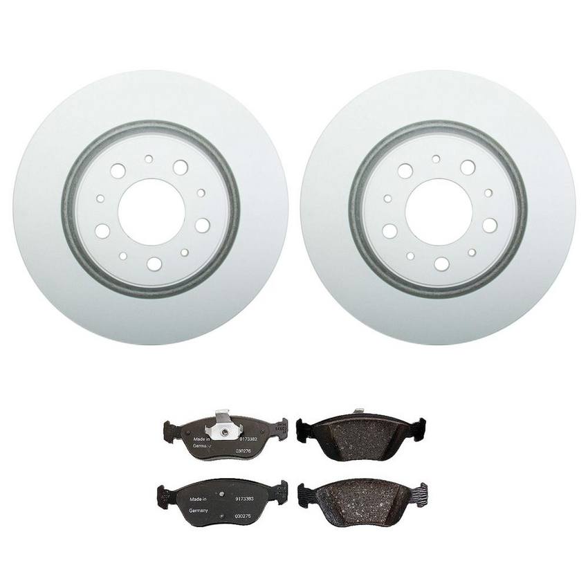 Volvo Disc Brake Pad and Rotor Kit - Front (302mm) 31262095